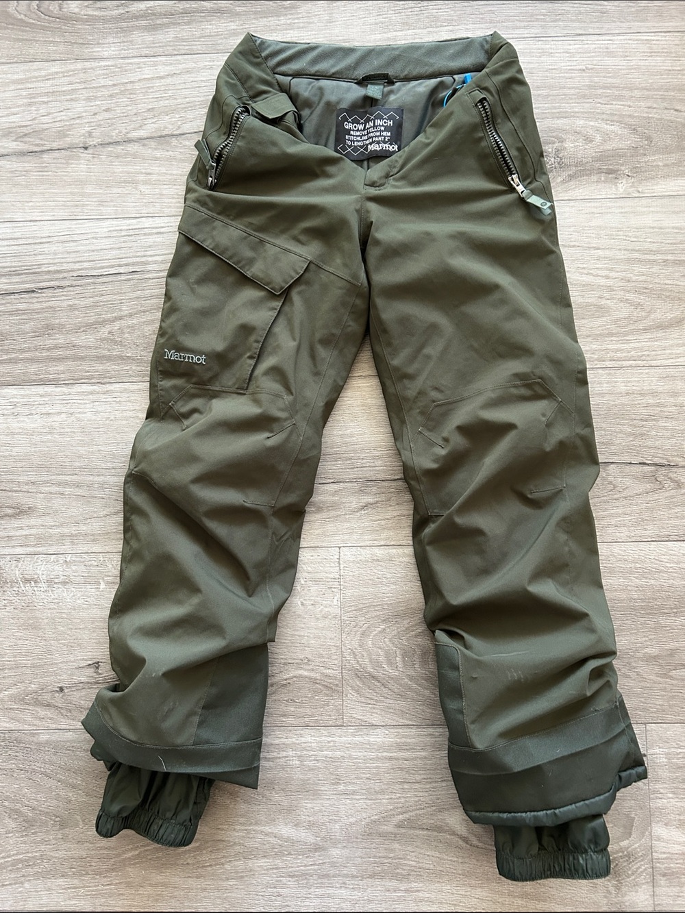 Marmot Kids Olive Green Ski/Snow board Pants